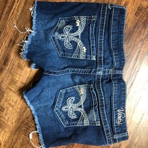 Vanity Denim Shorts with Pocket Detail